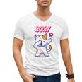 2021 Kindergarden Graduation Celebration Dapping Cat For Men Women Kids Men's V-Neck T-Shirt