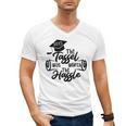 2025 Graduation The Tassel Was Worth The Hassle University Men's V-Neck T-Shirt
