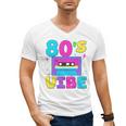 80's Vibe Retro Style Cassette Tape Nostalgia 1980s Party Men's V-Neck T-Shirt 80's Vibe Retro Style Cassette Tape Nostalgia 1980s Party Men's V-Neck T-Shirt