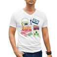 80's Vintage Cassette Tape Nostalgia Mixtape Era 1980s Retro Premium Tri-Blend Men's V-Neck T-Shirt