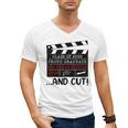 8th Grade Graduation 2026 Graduate Clapperboard Men's V-Neck T-Shirt
