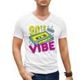 90's Vibe Retro Style Cassette Tape Nostalgia 1990s Party Men's V-Neck T-Shirt