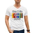 Adult Coloring Book Can I Go Color Now Women Men Adults Premium Tri-Blend Men's V-Neck T-Shirt