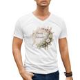 Barely Tolerable Book Lover Bookish Floral Bookworm Men's V-Neck T-Shirt Barely Tolerable Book Lover Bookish Floral Bookworm Men's V-Neck T-Shirt