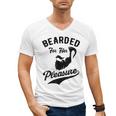 Bearded For Her Pleasure Bearded Dad Father Men's V-Neck T-Shirt