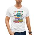 Books It's Okay To Be Kind Yellow Mental Health Day Kids Men's V-Neck T-Shirt Books It's Okay To Be Kind Yellow Mental Health Day Kids Men's V-Neck T-Shirt