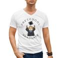 Boys Girls Preschool Graduate Sloth Graduation Cap Men's V-Neck T-Shirt