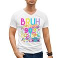 Bruh This Is My 90's Costume Nostalgia Mixtape 1990s Party Men's V-Neck T-Shirt
