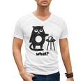 Cat What Humor Introvert Anti-Social Men's V-Neck T-Shirt Cat What Humor Introvert Anti-Social Men's V-Neck T-Shirt