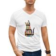 Cat Lover Tee Women Book Lover Reading Librarian Read Men's V-Neck T-Shirt