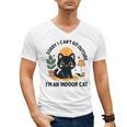Cat Shirt Introvert Sorry I Can’t Go I’m An Indoor Cat Men's V-Neck T-Shirt