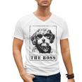 The Cavapoo Boss Mom Dad Dog Lover Men's V-Neck T-Shirt