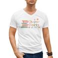 Chapter Forty 40 Years Old 40th Birthday Book Lover Men's V-Neck T-Shirt Chapter Forty 40 Years Old 40th Birthday Book Lover Men's V-Neck T-Shirt