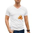 Chicken Nugget Saying Introvert Nuggie Foodie Food Men's V-Neck T-Shirt