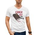 Christian Quote Holy Bible Crack This Book Not Drugs Men's V-Neck T-Shirt