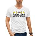 Class Of 2020 Senior Retro Video Game Graduation Gamer Men's V-Neck T-Shirt