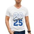 Class Of 2025 Senior Graduation 2025 Blue Men's V-Neck T-Shirt