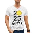 Class Of 2025 Softball Senior Graduation Graduate Women Men's V-Neck T-Shirt