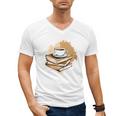 Coffee And Books Adult Books Lover Reading Men's V-Neck T-Shirt