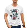 I Like My Coffee ICY & My Books Spicy For Book Lovers Men's V-Neck T-Shirt