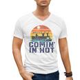Comin In Hot Pontoon Boat Boating Lake For Dad Small Men's V-Neck T-Shirt