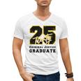 Criminal Justice Graduate Graduated Class Of 2025 Graduation Men's V-Neck T-Shirt