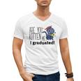 Cute Graduation Cat Masters High School T-Shirt For Men Women Kids Men's V-Neck T-Shirt