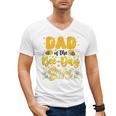 Dad Of The Bee Day Girl Flower Birthday Family Matching Men's V-Neck T-Shirt