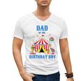 Dad Of The Birthday Boy Circus Ringmaster Party Birthday Men's V-Neck T-Shirt
