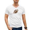 Dad Of The Birthday Boy Football Lover First Birthday Party Men's V-Neck T-Shirt