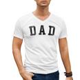Dad Classic Bold Font Birthday Dad Men's V-Neck T-Shirt