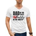 Dad In The Streets Daddy In The Sheets Men's V-Neck T-Shirt
