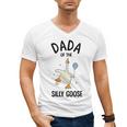 Dada Of The Silly Goose First Birthday Family Matching Men's V-Neck T-Shirt Dada Of The Silly Goose First Birthday Family Matching Men's V-Neck T-Shirt
