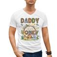 Daddy Of The Wild One 1St Birthday Boy Safari Jungle Men's V-Neck T-Shirt