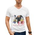 Despicable Me Minions Father's Day World's Best Dad Villain Men's V-Neck T-Shirt Despicable Me Minions Father's Day World's Best Dad Villain Men's V-Neck T-Shirt