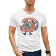Dial It Back Retro Tech Nostalgia Vintage Premium Tri-Blend Men's V-Neck T-Shirt Dial It Back Retro Tech Nostalgia Vintage Premium Tri-Blend Men's V-Neck T-Shirt