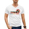 Disc Golf I'd Hit That Frisbee Golfer Retro Men Dad Men's V-Neck T-Shirt