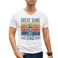 Dog Dad Vintage Great Dane Dad Men Women Kids Men's V-Neck T-Shirt