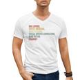 Dog Loving Coffee Drinking Book Reading Social Justice Men's V-Neck T-Shirt