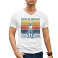 Dog Ridgeback Dad Vintage Rhodesian Ridgeback Dad Men's V-Neck T-Shirt