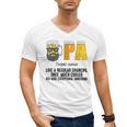 Drinking Opa Like A Regular Grandpa Much Cooler Beer Dad Men's V-Neck T-Shirt