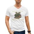 Easily Distracted By Books And Dragons Graphic Premium Men's V-Neck T-Shirt Easily Distracted By Books And Dragons Graphic Premium Men's V-Neck T-Shirt