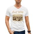 East Wing Never Forget American Vintage Nostalgia Premium Tri-Blend Men's V-Neck T-Shirt