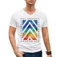 Eat Beach Sleep Repeat Summer Vacation Graduation Tees Men Women Kids Men's V-Neck T-Shirt