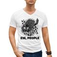 Ew People Introvert Cat Lover Crazy Cats Lady Men's V-Neck T-Shirt Ew People Introvert Cat Lover Crazy Cats Lady Men's V-Neck T-Shirt