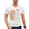 The Flintstones Fred Flintstone Dad Of The Birthday Girl Men's V-Neck T-Shirt