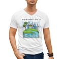 Future City Wind Power Frutiger Aero Y2K Style Ocean Men's V-Neck T-Shirt Future City Wind Power Frutiger Aero Y2K Style Ocean Men's V-Neck T-Shirt