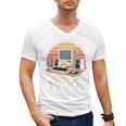Geek Please Be Patient I'm From The 1900s Retro Computer PC Men's V-Neck T-Shirt Geek Please Be Patient I'm From The 1900s Retro Computer PC Men's V-Neck T-Shirt