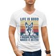German Shepherd Men Women Dog Dad Mom German Shepherd Men's V-Neck T-Shirt