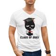 I Graduated Class Of2023 Cat Graduation Men's V-Neck T-Shirt